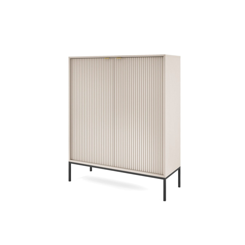 Sideboard 100 cm Visanna – Zweitürige Kommode mit Beinen
