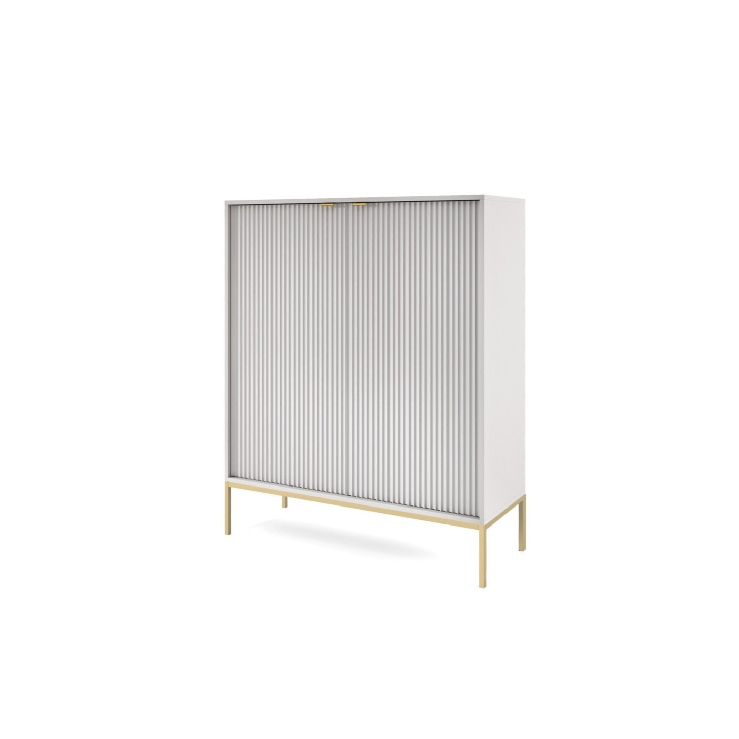 Sideboard 100 cm Visanna – Zweitürige Kommode mit Beinen