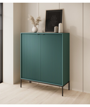 Sideboard 100 cm Visanna – Zweitürige Kommode mit Beinen