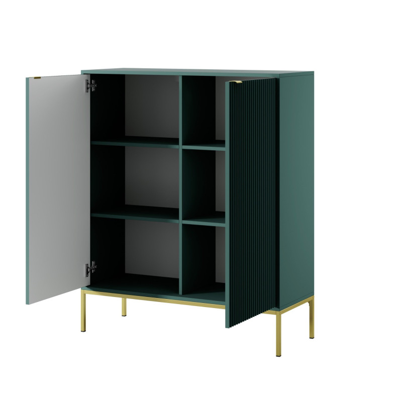 Sideboard 100 cm Visanna – Zweitürige Kommode mit Beinen
