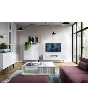 Sideboard 100 cm Visanna – Zweitürige Kommode mit Beinen