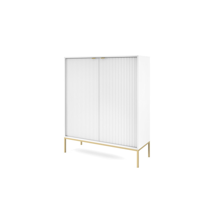 Sideboard 100 cm Visanna – Zweitürige Kommode mit Beinen