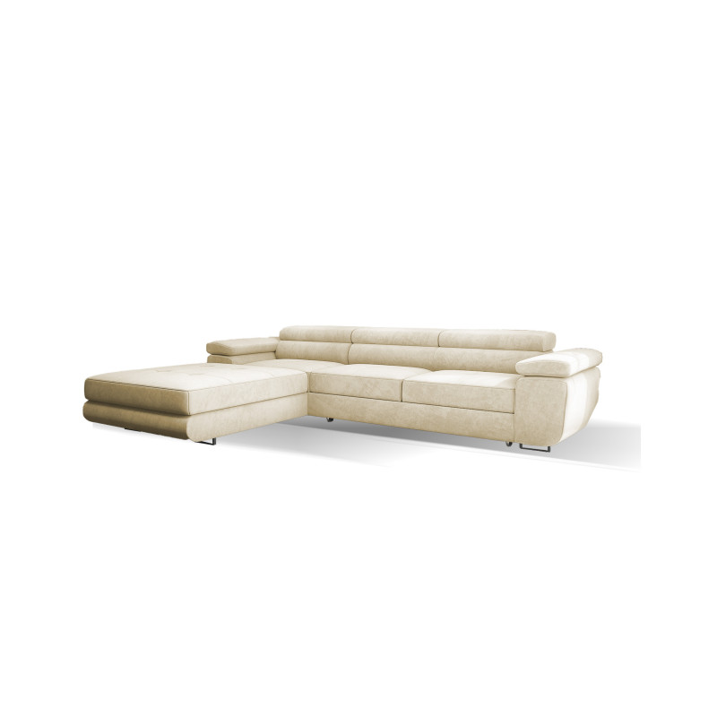 VENUS TWIN - Modernes Ecksofa mit Schlaffunktion und Bettkasten
