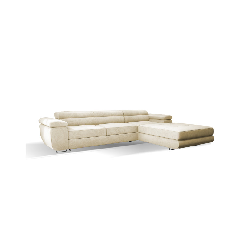 VENUS TWIN - Modernes Ecksofa mit Schlaffunktion und Bettkasten