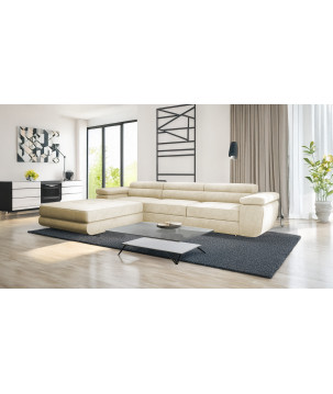 VENUS TWIN - Modernes Ecksofa mit Schlaffunktion und Bettkasten