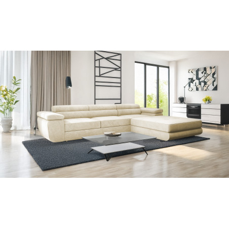 VENUS TWIN - Modernes Ecksofa mit Schlaffunktion und Bettkasten