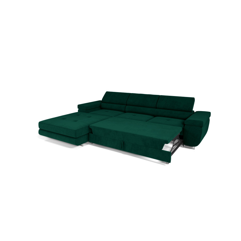 VENUS TWIN - Modernes Ecksofa mit Schlaffunktion und Bettkasten