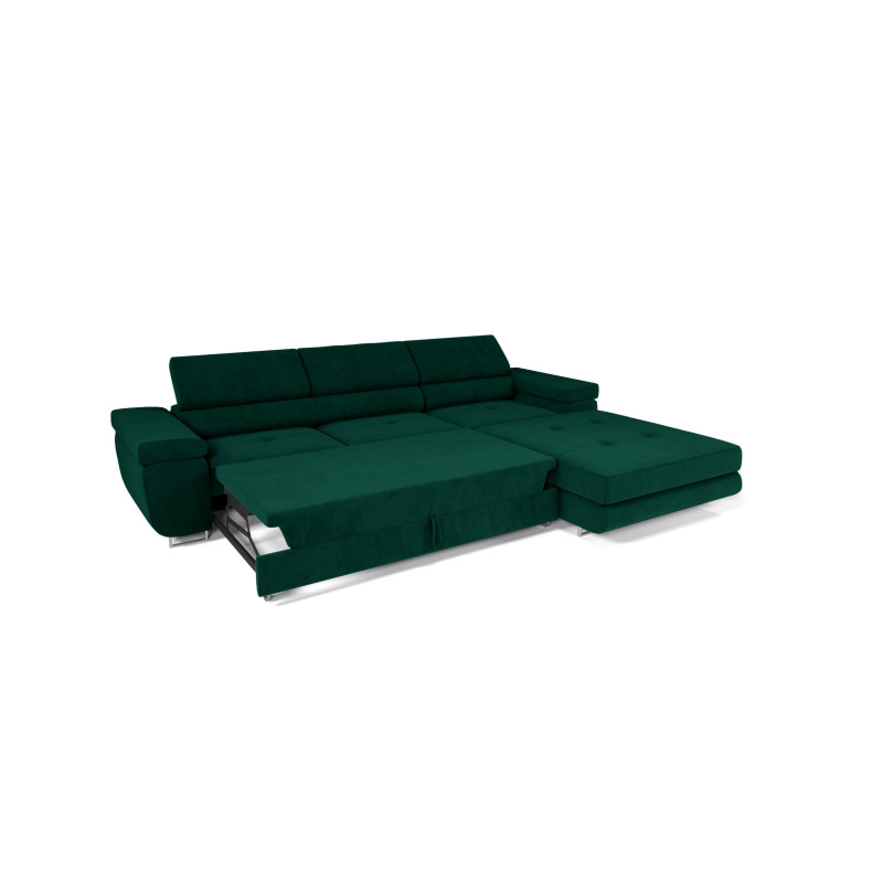 VENUS TWIN - Modernes Ecksofa mit Schlaffunktion und Bettkasten