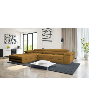 VENUS TWIN - Modernes Ecksofa mit Schlaffunktion und Bettkasten