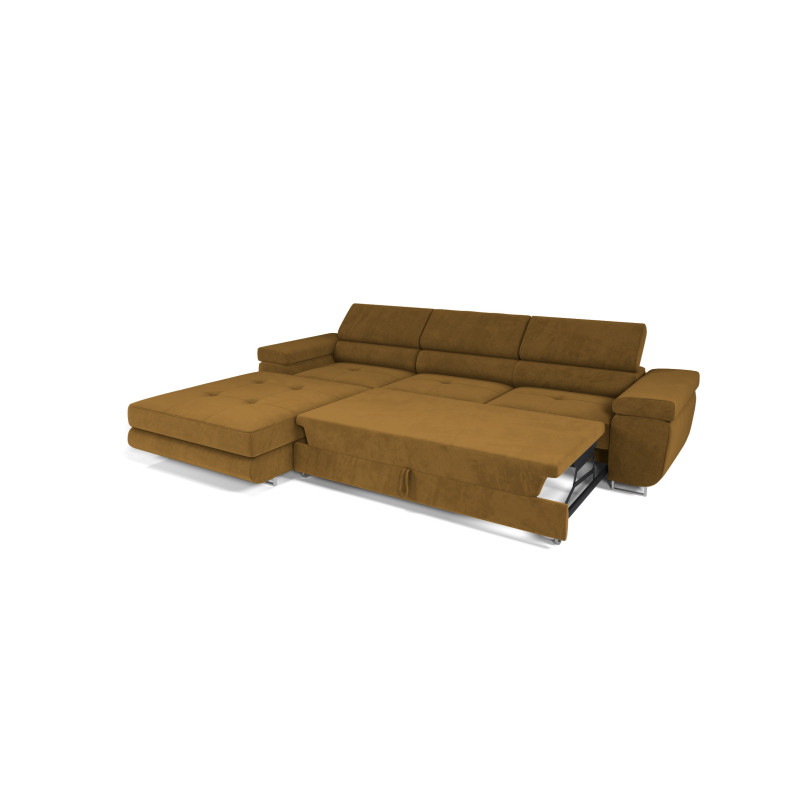 VENUS TWIN - Modernes Ecksofa mit Schlaffunktion und Bettkasten