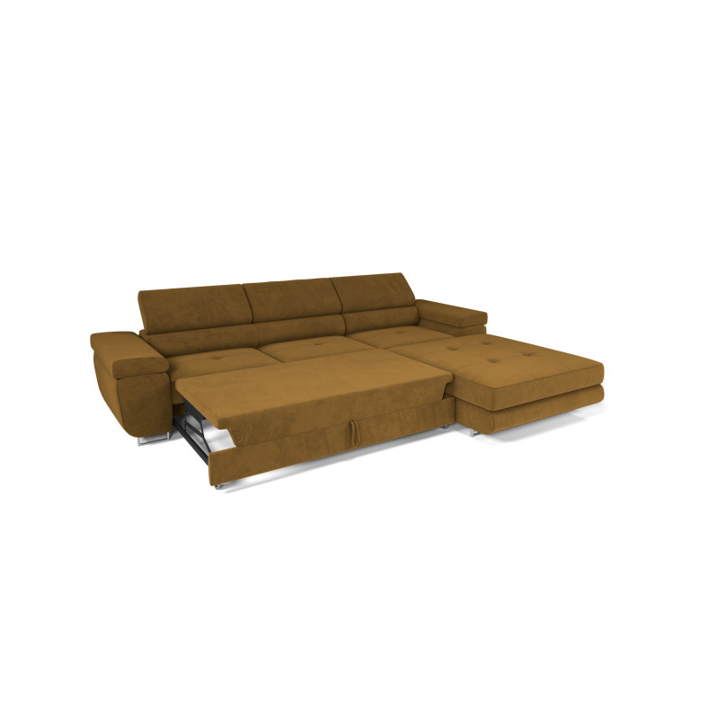 VENUS TWIN - Modernes Ecksofa mit Schlaffunktion und Bettkasten