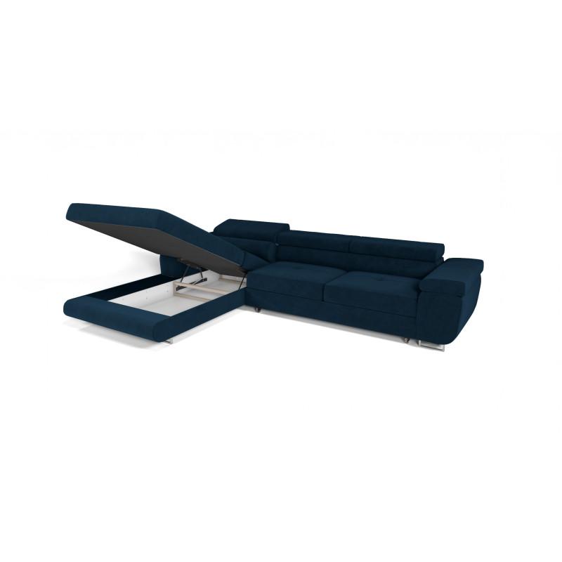 VENUS TWIN - Modernes Ecksofa mit Schlaffunktion und Bettkasten