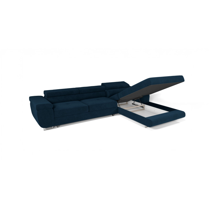 VENUS TWIN - Modernes Ecksofa mit Schlaffunktion und Bettkasten
