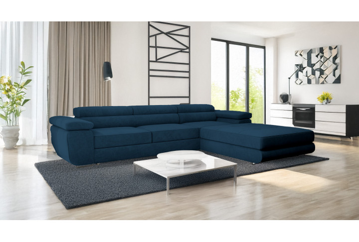 VENUS TWIN - Modernes Ecksofa mit Schlaffunktion und Bettkasten