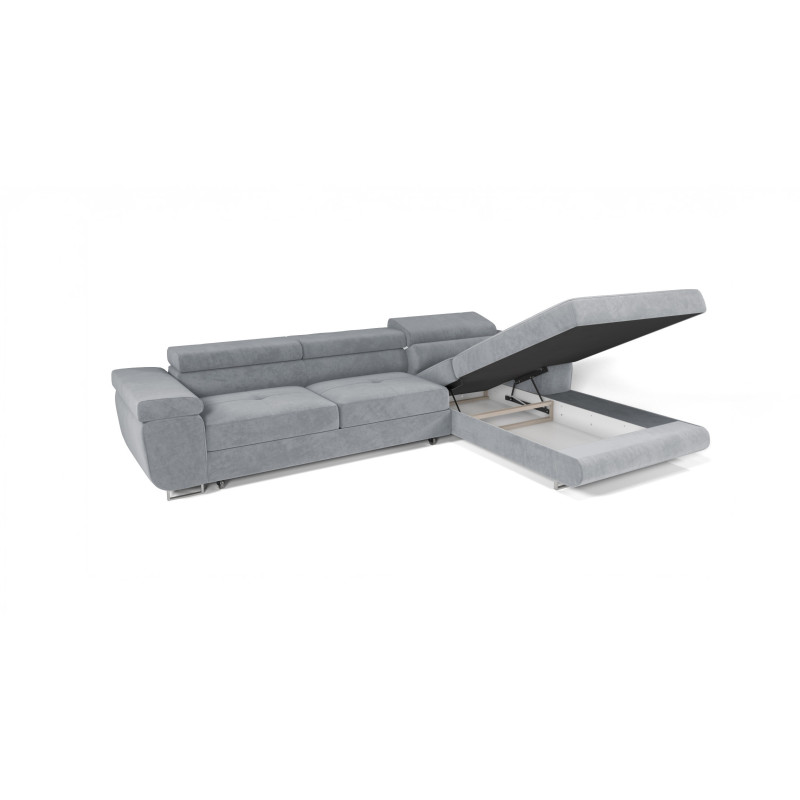 VENUS TWIN - Modernes Ecksofa mit Schlaffunktion und Bettkasten