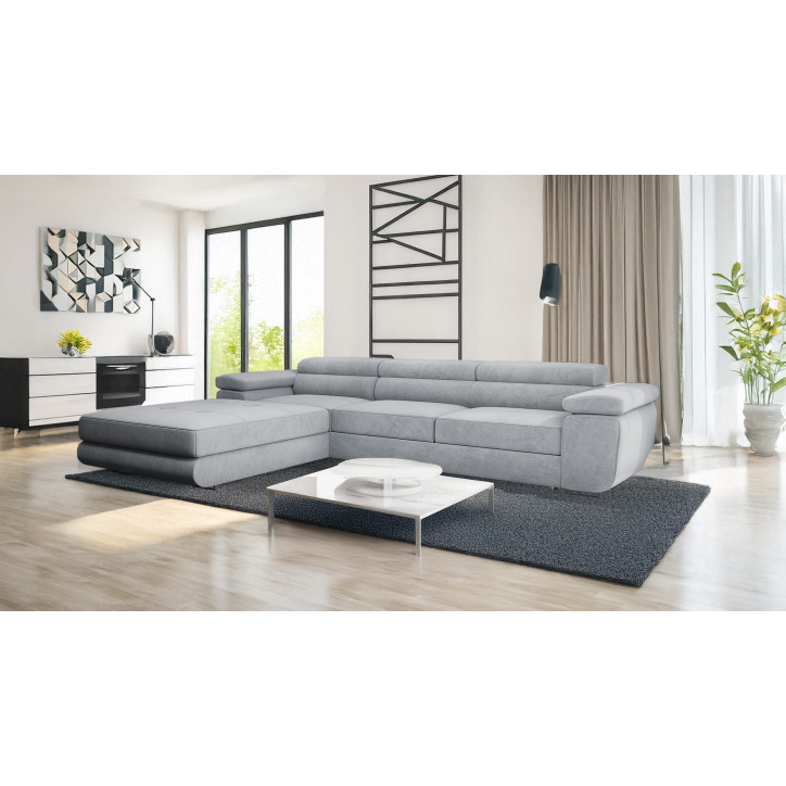 VENUS TWIN - Modernes Ecksofa mit Schlaffunktion und Bettkasten