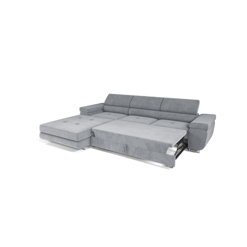 VENUS TWIN - Modernes Ecksofa mit Schlaffunktion und Bettkasten
