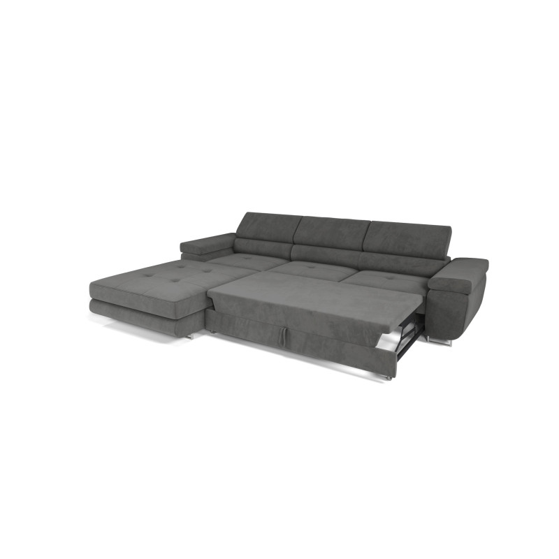 VENUS TWIN - Modernes Ecksofa mit Schlaffunktion und Bettkasten