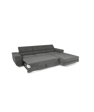 VENUS TWIN - Modernes Ecksofa mit Schlaffunktion und Bettkasten