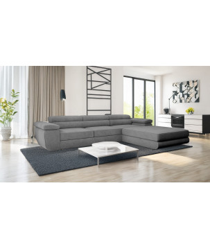 VENUS TWIN - Modernes Ecksofa mit Schlaffunktion und Bettkasten