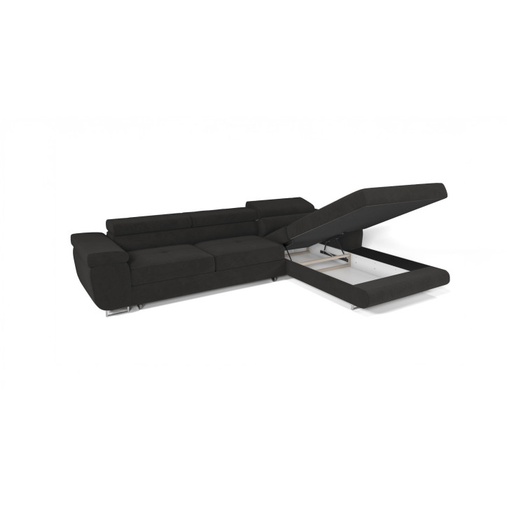 VENUS TWIN - Modernes Ecksofa mit Schlaffunktion und Bettkasten