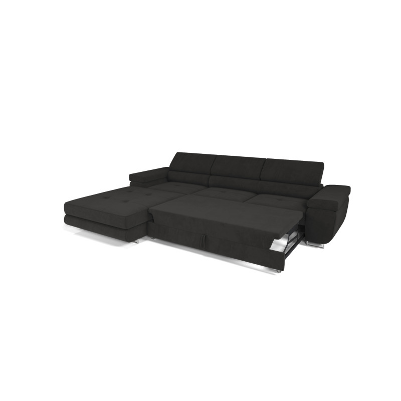 VENUS TWIN - Modernes Ecksofa mit Schlaffunktion und Bettkasten
