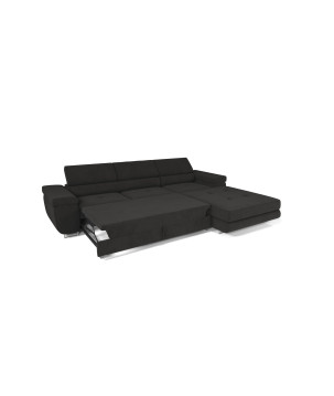 VENUS TWIN - Modernes Ecksofa mit Schlaffunktion und Bettkasten