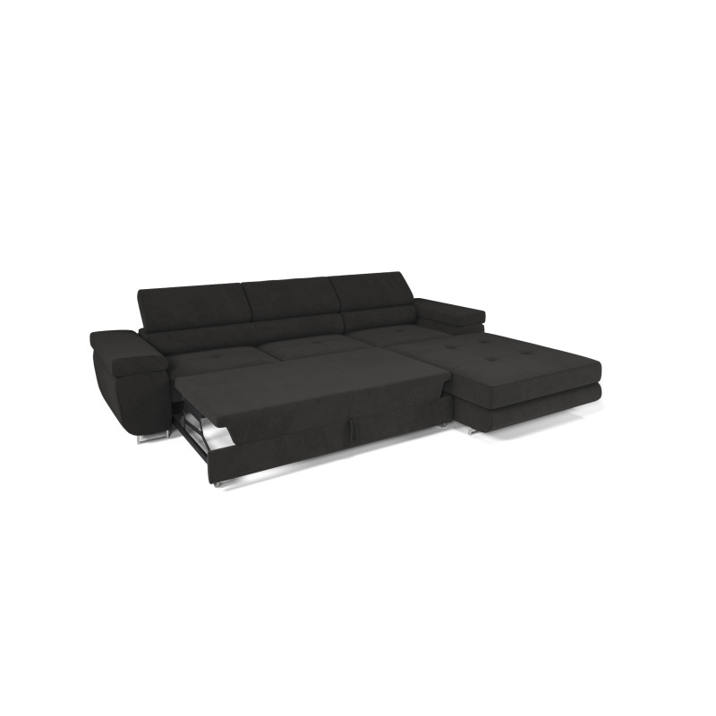VENUS TWIN - Modernes Ecksofa mit Schlaffunktion und Bettkasten