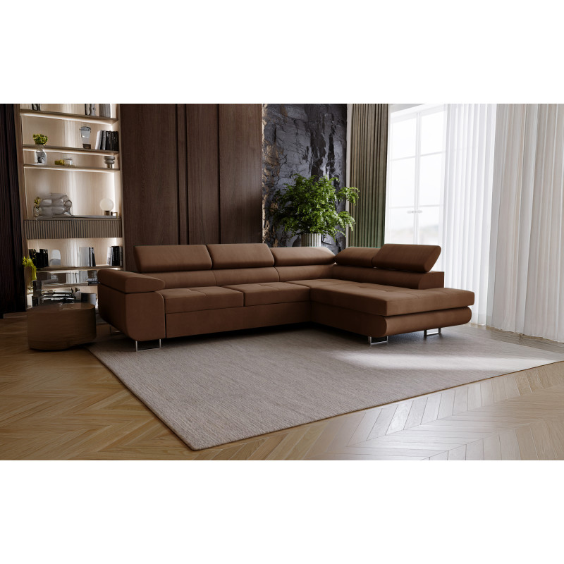 Ecksofa RIVIA L-Form mit Schlaffunktion & Bettkasten