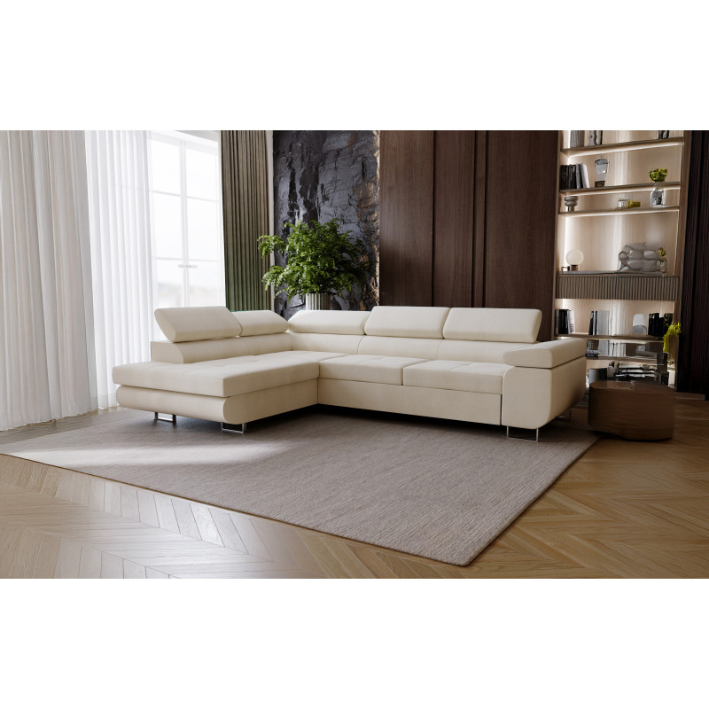 Ecksofa RIVIA L-Form mit Schlaffunktion & Bettkasten