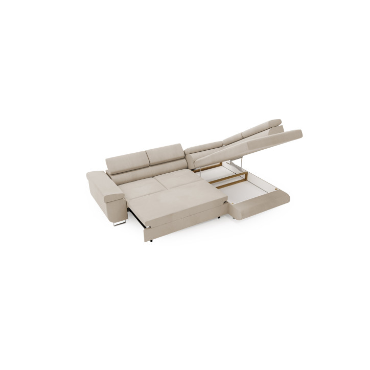 Ecksofa RIVIA L-Form mit Schlaffunktion & Bettkasten