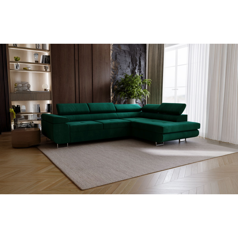 Ecksofa RIVIA L-Form mit Schlaffunktion & Bettkasten