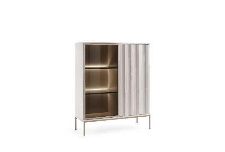 Kaschmir Highboard ST104 – Modernes Highboard mit LED