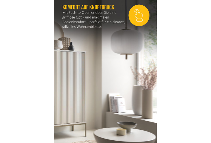 Kaschmir Highboard ST104 – Modernes Highboard mit LED