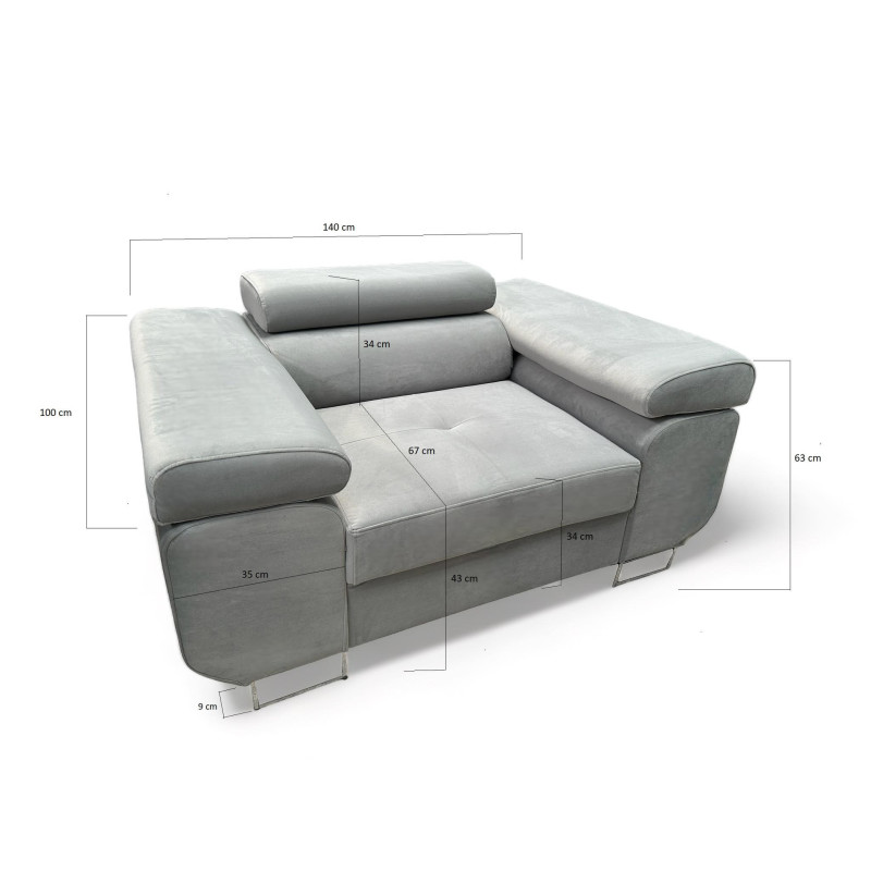 VENUS Relaxsessel – Komfort & Design mit verstellbarer Kopfstütze