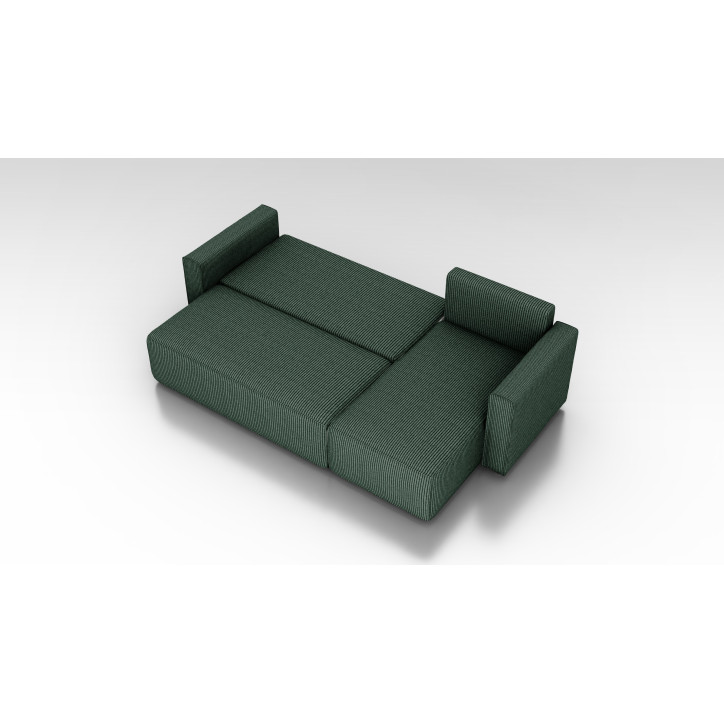 Cord Ecksofa „Gabriel“ mit Schlaffunktion & Bettkasten Cord Sofa klein