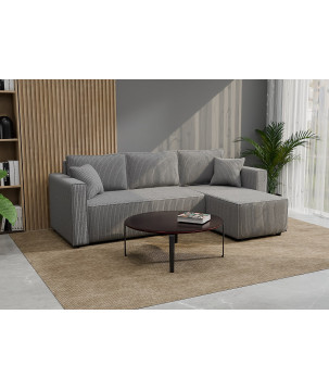 Cord Ecksofa Gabriel mit Schlaffunktion & Bettkasten – 230×140 cm, kompakt & modern kaufen
