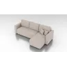 Cord Ecksofa „Gabriel“ mit Schlaffunktion & Bettkasten Cord Sofa klein