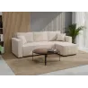 Cord Ecksofa „Gabriel“ mit Schlaffunktion & Bettkasten Cord Sofa klein