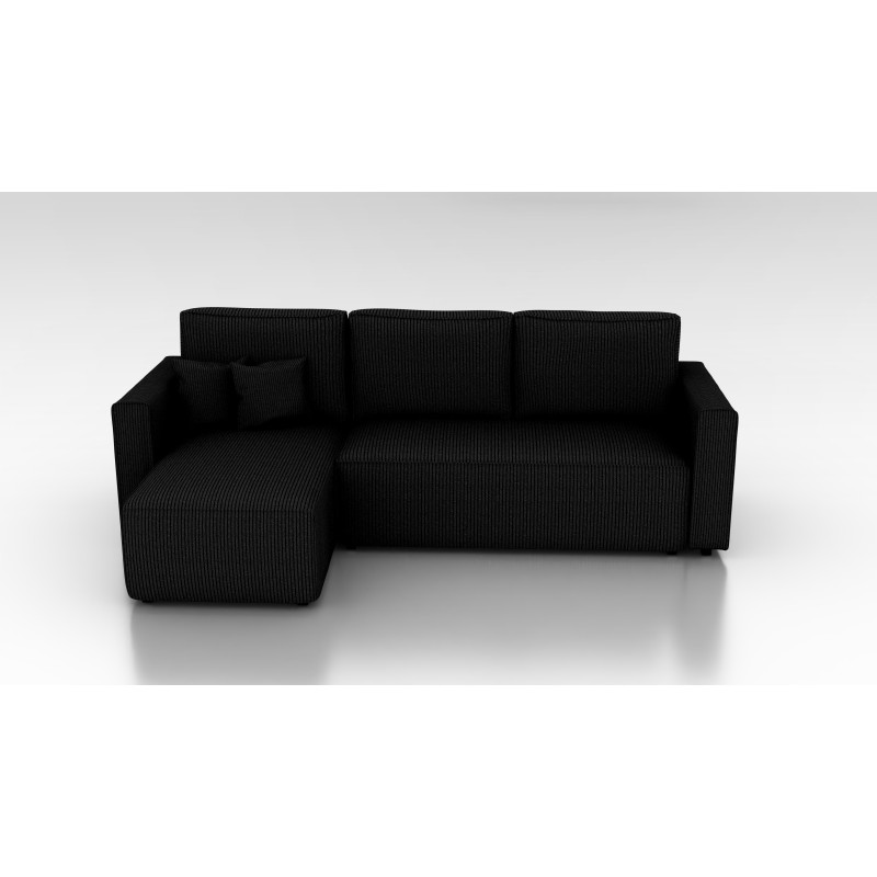 Cord Ecksofa „Gabriel“ mit Schlaffunktion & Bettkasten Cord Sofa klein