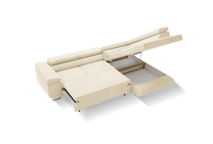 Ecksofa VENUS mit Schlaffunktion & Bettkasten | Goldstoff24