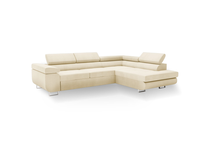 Ecksofa VENUS mit Schlaffunktion & Bettkasten | Goldstoff24