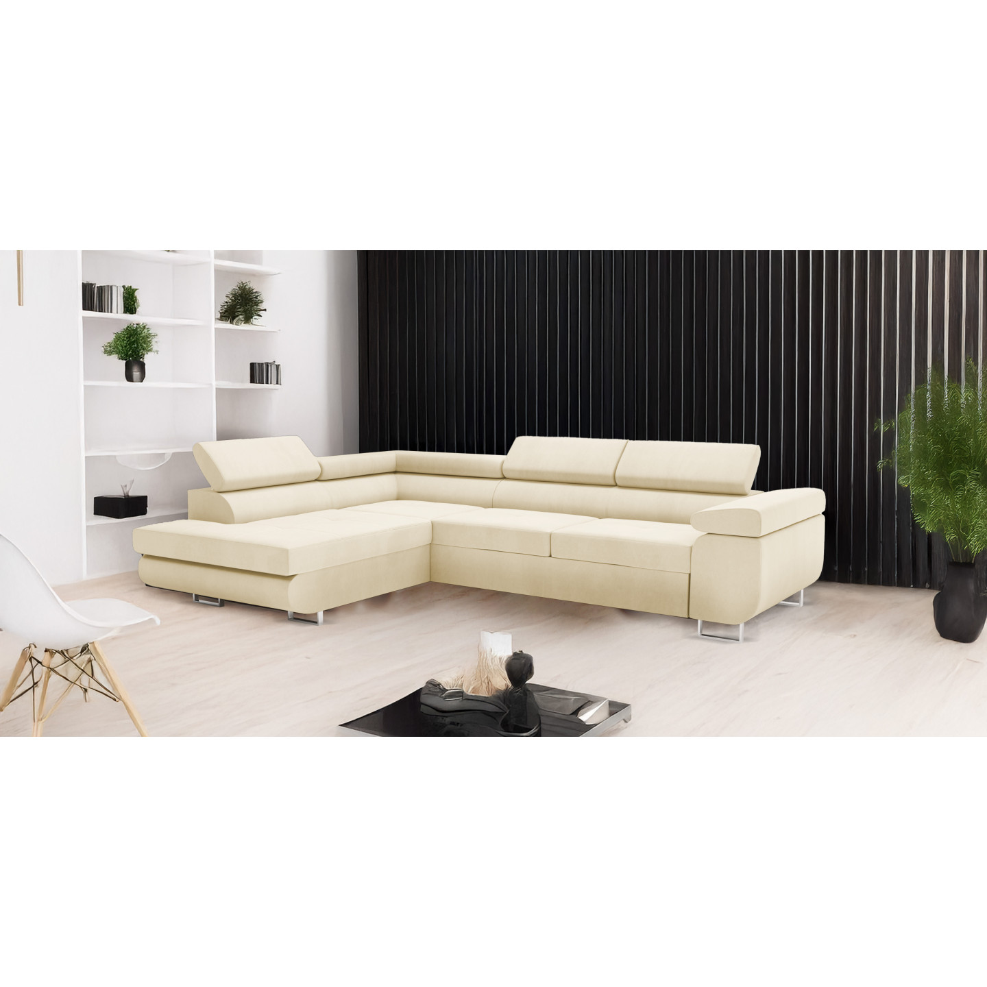 Ecksofa VENUS mit Schlaffunktion & Bettkasten | Goldstoff24