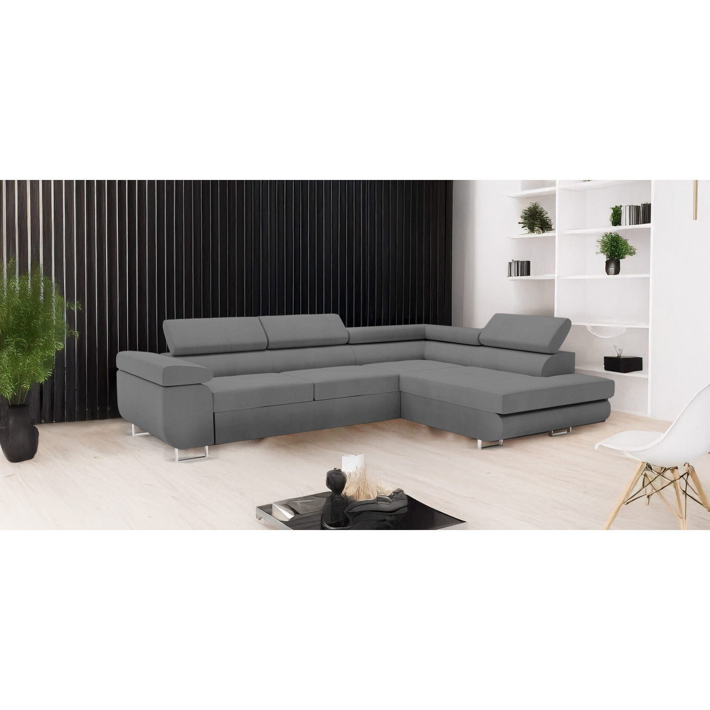 Ecksofa VENUS mit Schlaffunktion & Bettkasten | Goldstoff24