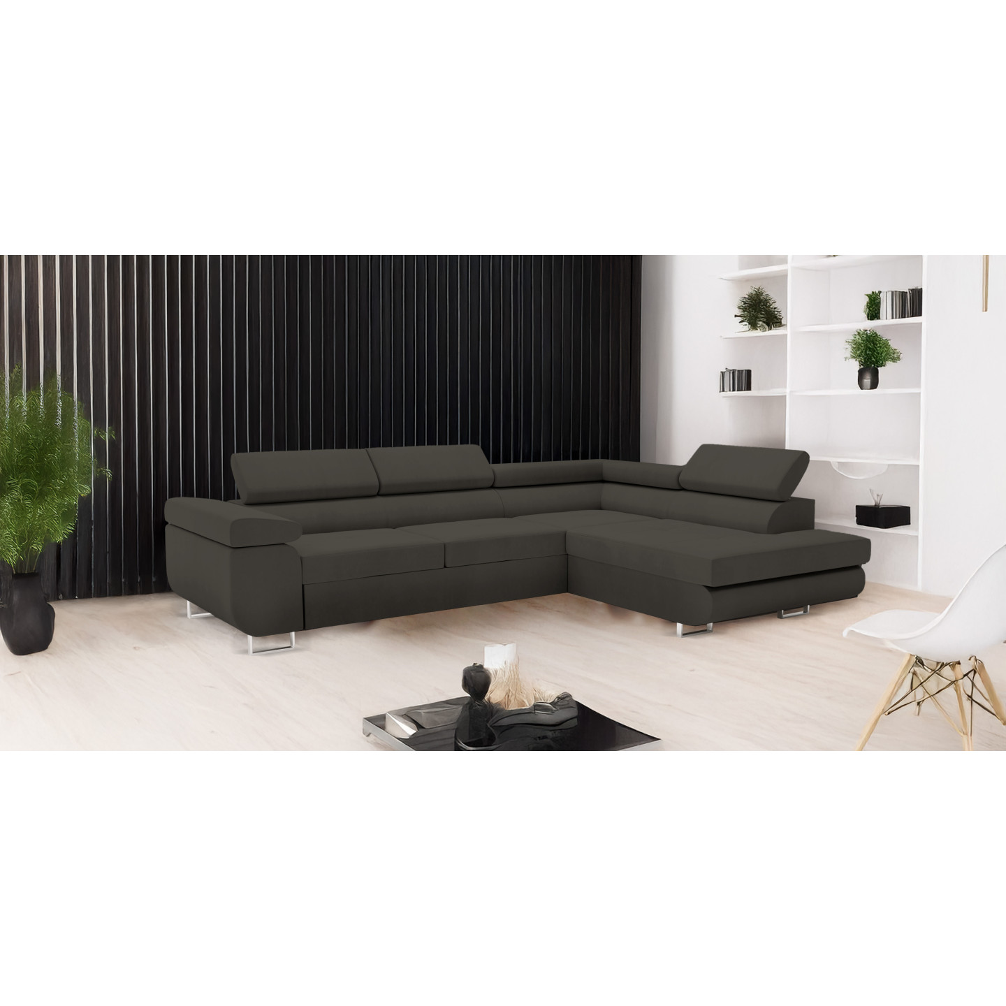 Ecksofa VENUS mit Schlaffunktion & Bettkasten | Goldstoff24