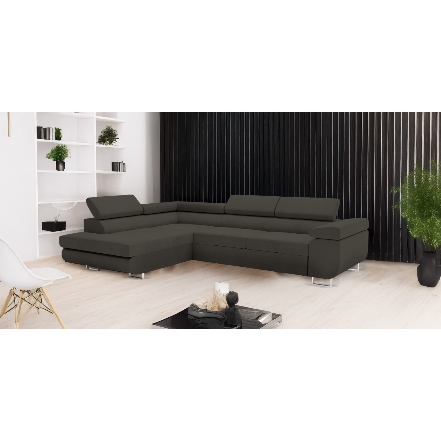 Ecksofa VENUS mit Schlaffunktion & Bettkasten | Goldstoff24