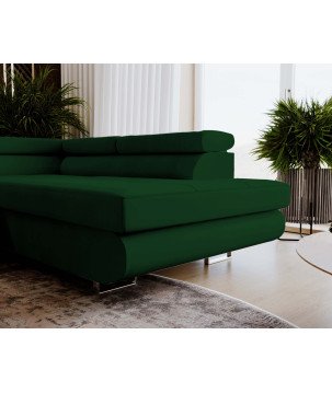 U Sofa mit Schlaffunktion VENUS U - Ecksofa mit Bettkasten | Modernes Eckcouch U-Form