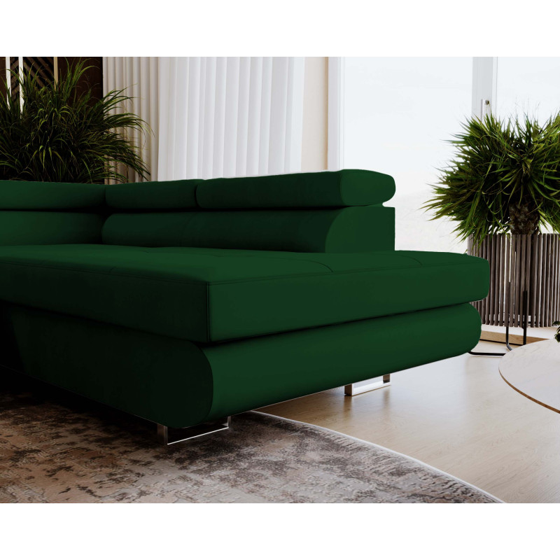 U Sofa mit Schlaffunktion VENUS U - Ecksofa mit Bettkasten | Modernes Eckcouch U-Form