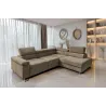 Cord Ecksofa VOYAGE mit Schlaffunktion & Bettkasten | Goldstoff24