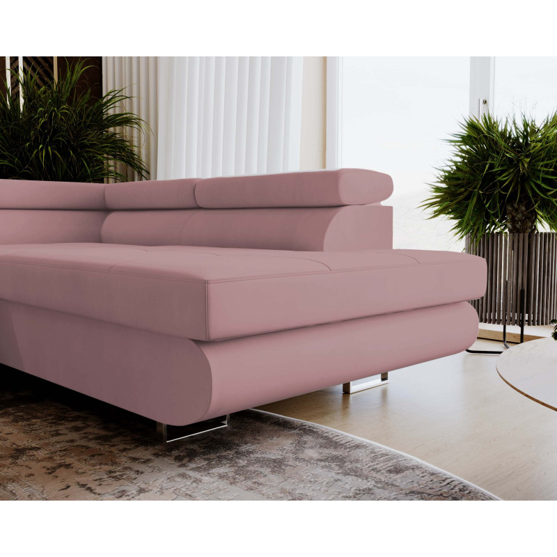 U Sofa mit Schlaffunktion VENUS U - Ecksofa mit Bettkasten | Modernes Eckcouch U-Form